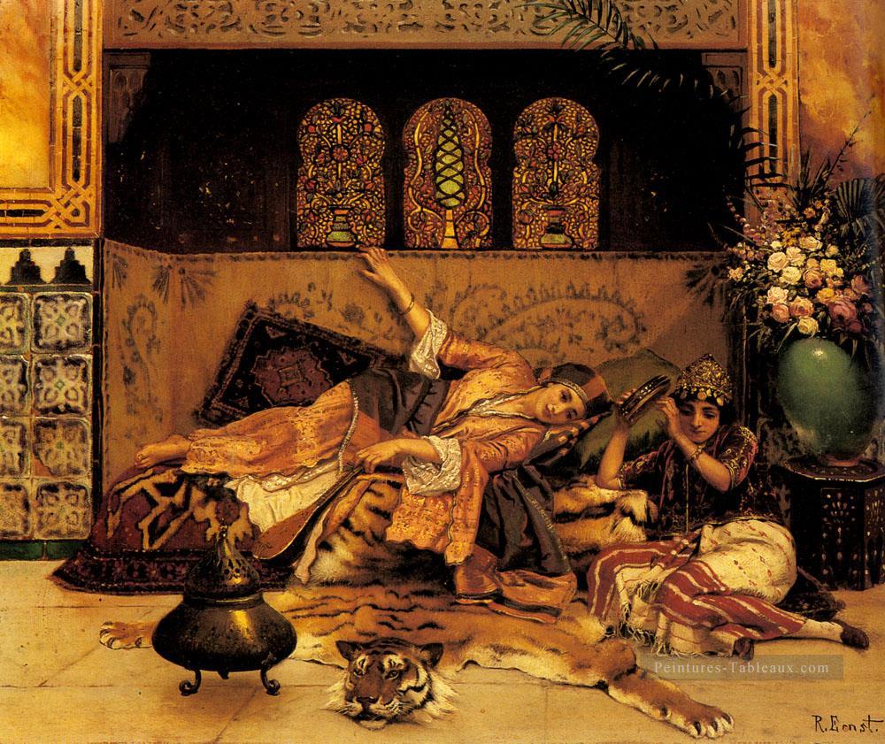 Les Captives Arabe peintre Rudolf Ernst Peintures à l'huile